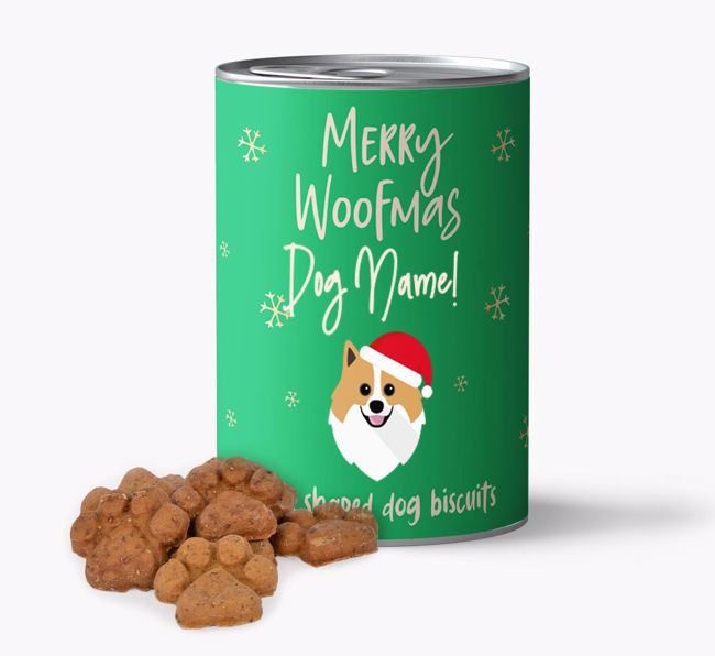 Personalised 'Merry Woofmas' Biscuits